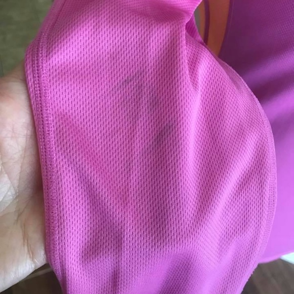 Nike running colorblock long sleeve top tee S - Picture 4 of 5